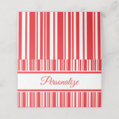 キャンディーケーンストライプズ プレイスカード (外部開封)