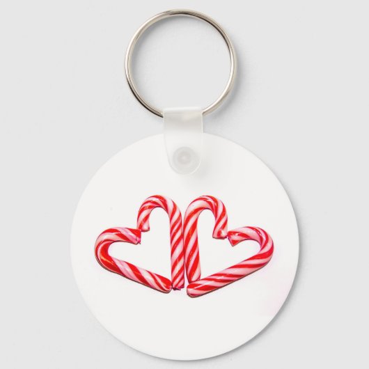 キャンディーケーンハート キーホルダー (正面)