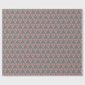 キャンディーケーンハート ラッピングペーパー (フラット)