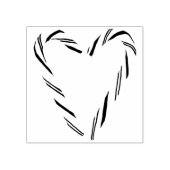 キャンディーケーンハート ラバースタンプ (インプリント)