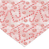 キャンディーケーンピンクのクリスマス  テーブルクロス (アングル)