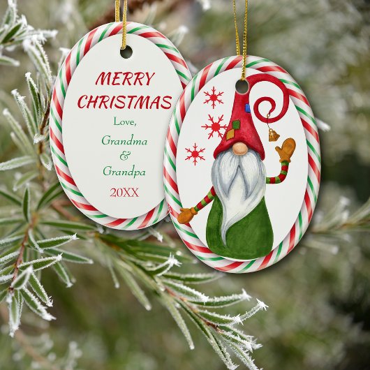 キャンディーケーンフレームおもしろい格言 セラミックオーナメント