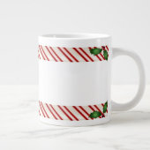 キャンディーケーンフレームマグカップ ジャンボコーヒーマグカップ (右)