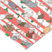 キャンディーケーンペットラティクリスマス！ ショートテーブルランナー (コーナー)