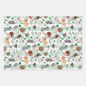 キャンディーケーンペットラティクリスマス！ ラッピングペーパーシート (正面2)