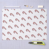 キャンディーケーンホリデイティッシュペーパー 薄葉紙 (クラフト)