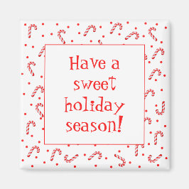 キャンディーケーンホリデー冷凍機マグネット マグネット