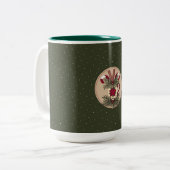 キャンディーケーンマグアレンジメント ツートーンマグカップ (正面左)