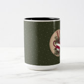 キャンディーケーンマグアレンジメント ツートーンマグカップ (中央)