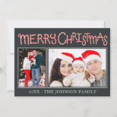 キャンディーケーンメリークリスマス2フォトカード シーズンカード (正面)