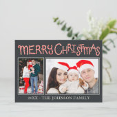 キャンディーケーンメリークリスマス2フォトカード シーズンカード (スタンド正面)