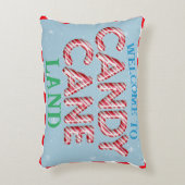 キャンディーケーンランドクリスマスウェルカム アクセントクッション (正面(垂直))