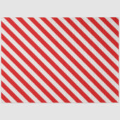 キャンディーケーンレッドホワイトストライプクリスマスクリスマス 薄葉紙 (正面)