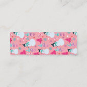 キャンディーケーンレーンクリスマスブックマーク スキニー名刺 (裏面)