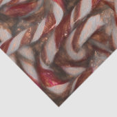 キャンディーケーンヴィンテージアンティークレッドクリスマス 薄葉紙 (詳細)