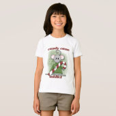 キャンディーケーン中毒Tシャツとギフト Tシャツ (正面フル)