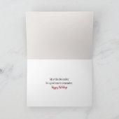 キャンディーケーン付きクリスマスゴールデンレトリバー シーズンカード (内部)