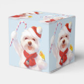 キャンディーケーン付きクリスマスドッグ フェイバーボックス (裏面サイド)