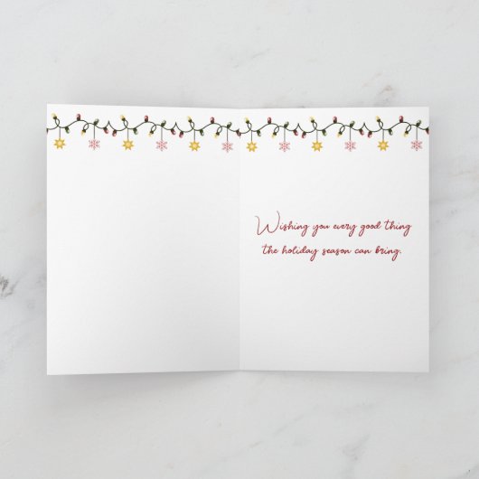 キャンディーケーン付きクリスマスマウス シーズンカード (内部)