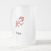 キャンディーケーン小妖精や小人ベイト フロストグラスビールジョッキ (正面左)