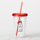 キャンディーケーン幽霊 アクリルタンブラー (裏面)