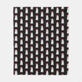 キャンディーケーン幽霊 フリースブランケット (正面)