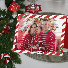 キャンディーケーン折りグリーティングカード カード