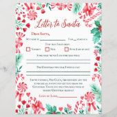 キャンディーケーン水の色の子供たちサンタへの手紙 (正面)