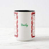 キャンディーケーン物語 ツートーンマグカップ (中央)