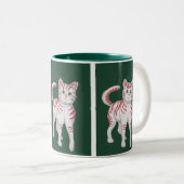 キャンディーケーン猫 ツートーンマグカップ (正面右)