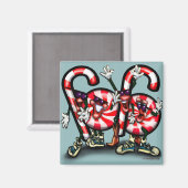 キャンディーケーン集団 マグネット (正面/裏面)