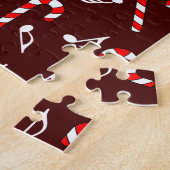 キャンディーケーン音楽ノートジグソーパズル ジグソーパズル (側面)