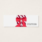 キャンディーケーン – ギフトラベル (裏面)