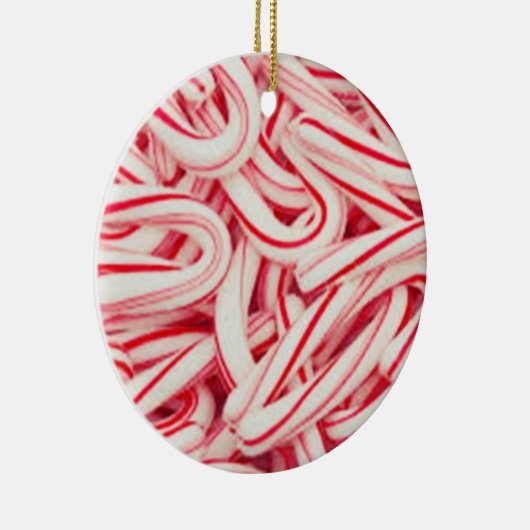 ***キャンディーケーン***クリスマスオーナメント セラミックオーナメント (右)
