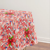 キャンディーケーン、クリスマステーブルクロス テーブルクロス (インサイチュ)