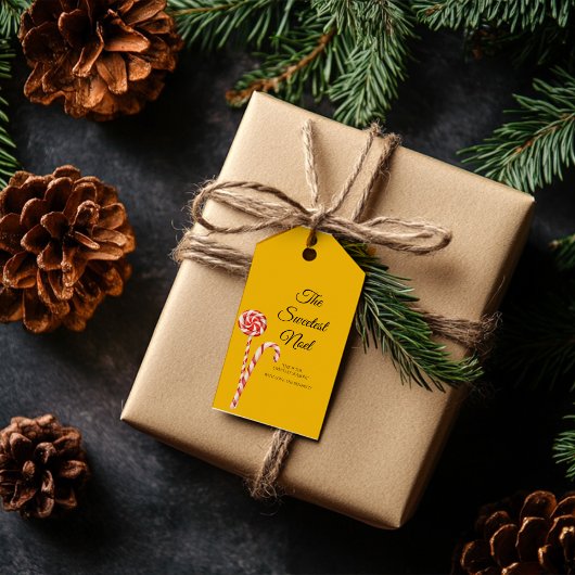キャンディーケーン クリスマス ギフト タグ | 最も甘いノエル