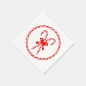 キャンディーケーン スタンダードカクテルナプキン (角)