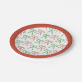 キャンディーケーン/ペパーミント ペーパープレート (アングル)