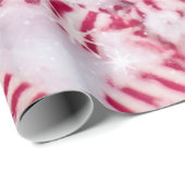 キャンディーケーン&ホットチョコレートクリスマスラッピングパプ ラッピングペーパー (ロールコーナー)