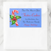 キャンディーケーン&ホリーホリデーフード スクエアシール (バッグ)