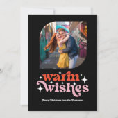 キャンディーケーン モダン レトロ クリスマス フォト (正面)