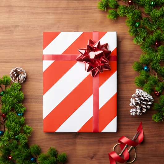 キャンディーケーン ラッピングペーパー (クリスマスギフト)