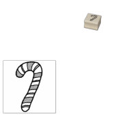 キャンディーケーン ラバースタンプ (押印)