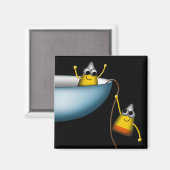 キャンディーコーンおもしろいカオス – 3 of 4 – マグネット (正面/裏面)