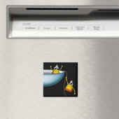 キャンディーコーンおもしろいカオス – 3 of 4 – マグネット (インサイチュ (食洗機))