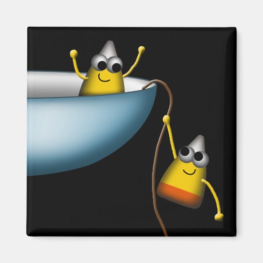 キャンディーコーンおもしろいカオス – 3 of 4 – マグネット (正面)