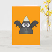 キャンディーコーンこうもり カード (黄色い花)