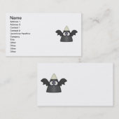 キャンディーコーンこうもり 名刺 (正面/裏面)