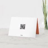 キャンディーコーンのハロウィーンのスケルトン カード (裏面)