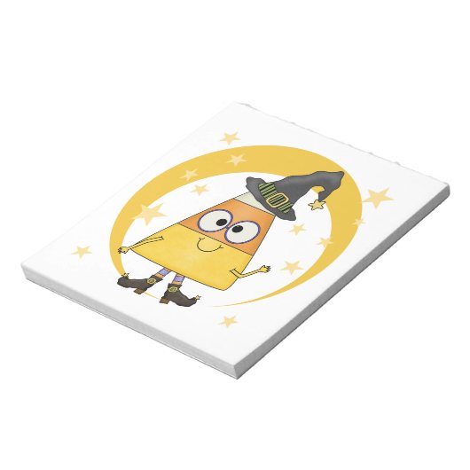 キャンディーコーンウィッチハロウィーン ノートパッド (回転)